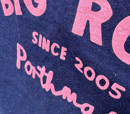 T-SHIRT navy/pink