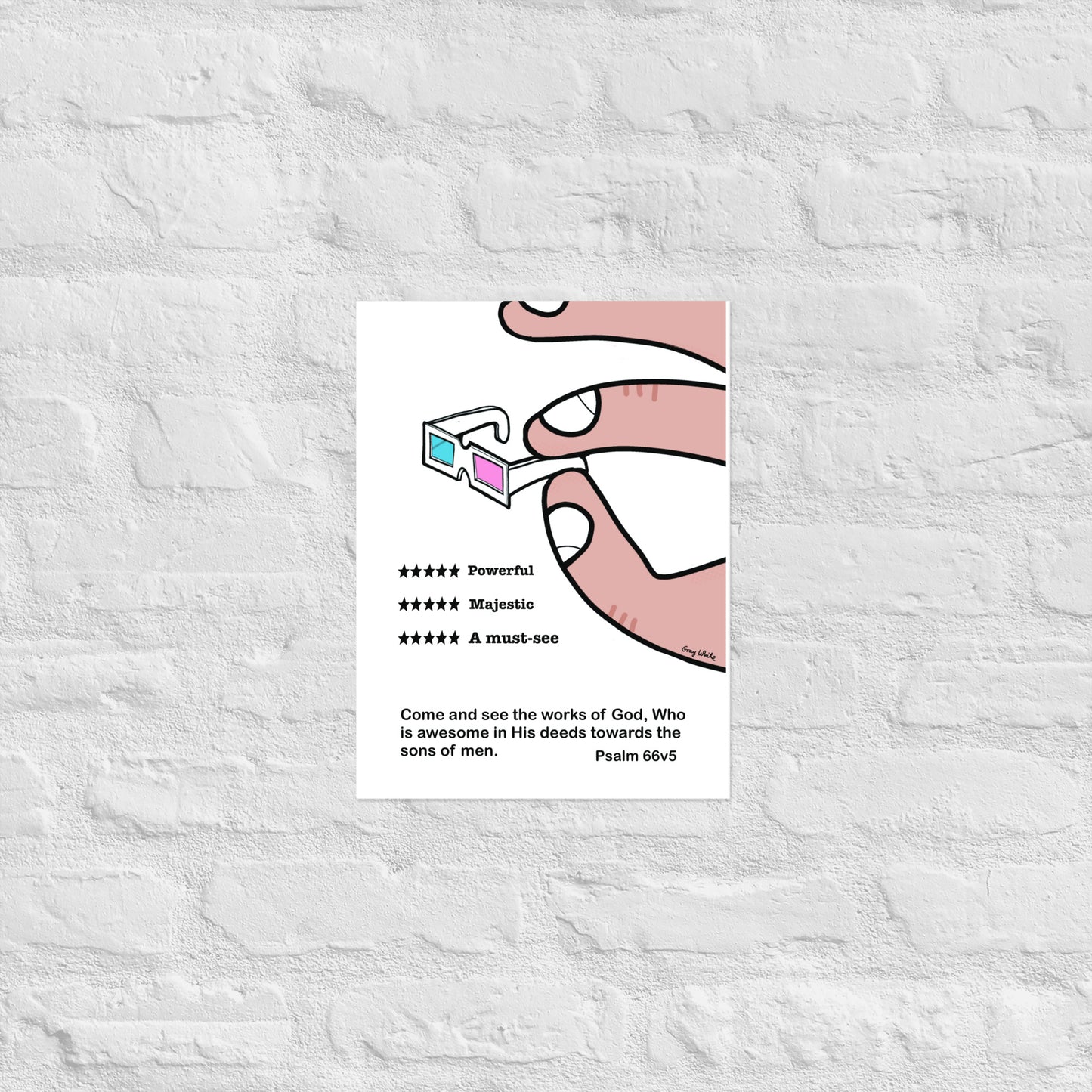 3D Specs Poster