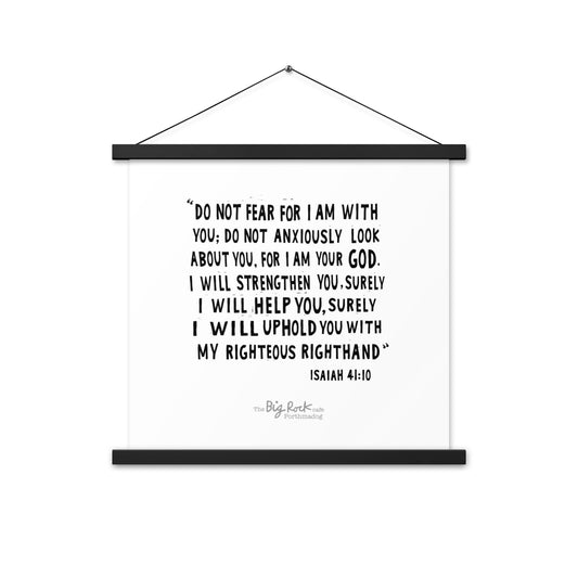 Isaiah 41v10 picture with hanger