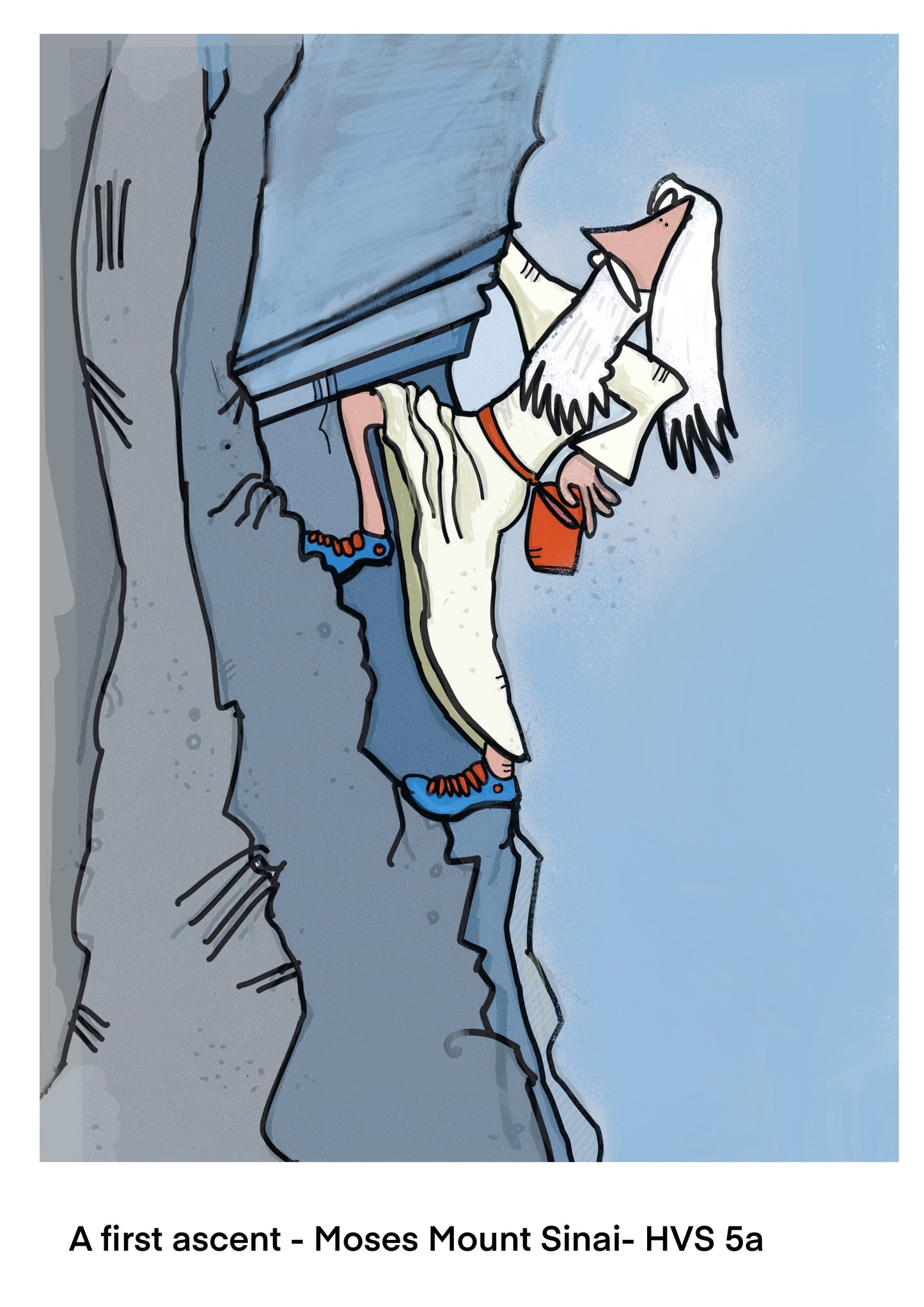 Moses Climbs Mount Sinai