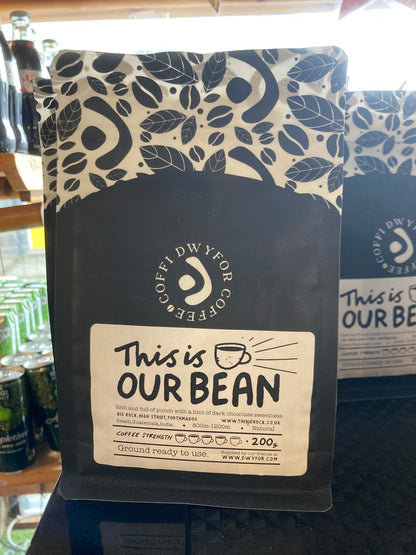 200g ground coffee bag