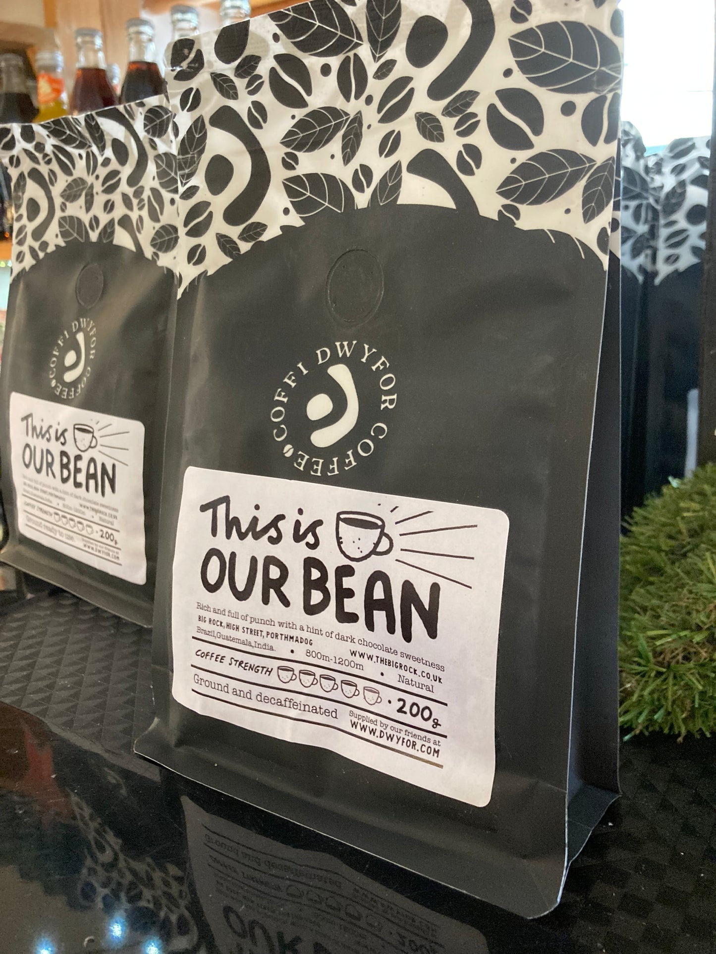 Decaffeinated Ground Coffee Beans