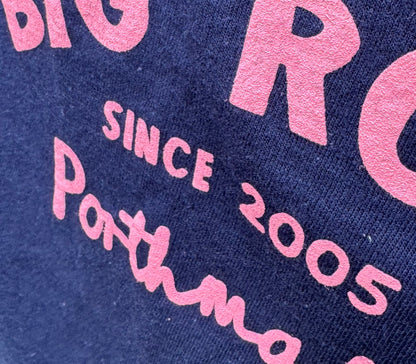 T-SHIRT navy/pink