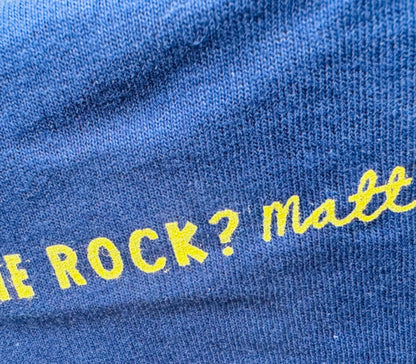 T-SHIRT navy/yellow