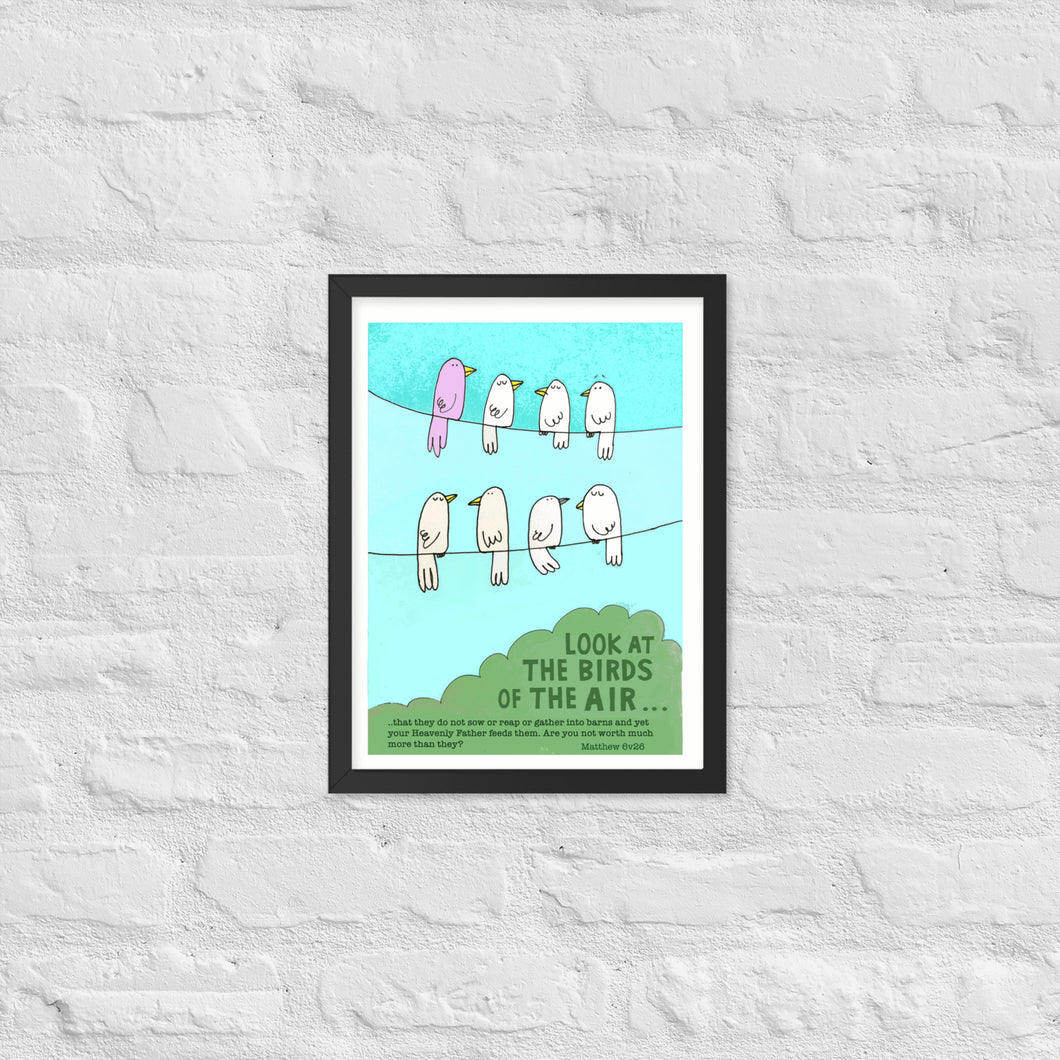 Birds of the Air Framed poster