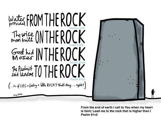 Lead me to the rock….